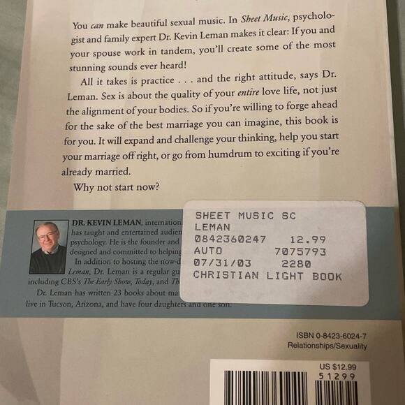 Sheet Music Uncovering the Secrets of Sexual Intimacy in Marriage Book - Picture 2 of 2